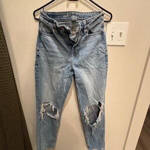 American Eagle Outfitters Light Blue High Rise Jeans